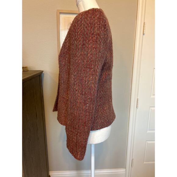 lombardi inc | Vintage Tweed Heathered Mauve Mohair Woolblend Blazer | 6 - Picture 8 of 12